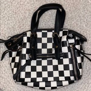 Mini Aesthetic Checkered Purse